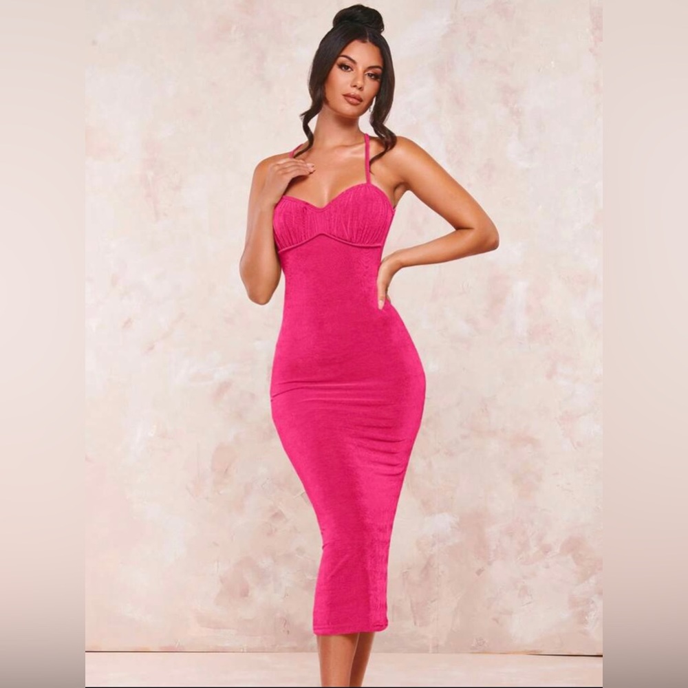 Pink Halter Dress